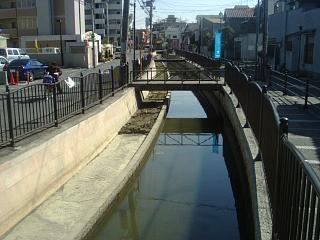 It leaves the Nagase north elementary school upper stream part.